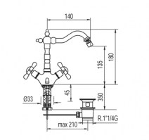 BIMANDO BIDE RETRO GRIFERIA TRES